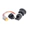 Cole Hersee Sealed Ignition Switch, Accessory-Off-Ignition, Accessory-Start w/Deutsch Pigtail 95060-50-BP - alternate 1